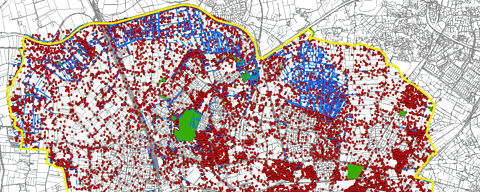 Breda Soortendatabase in GIS fase 1 en 2